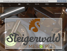 Tablet Screenshot of jagdmesser-taschenmesser.com